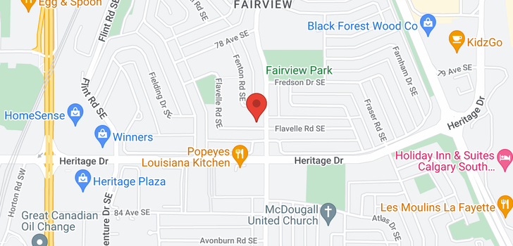 map of 124 FLAVELLE Road SE